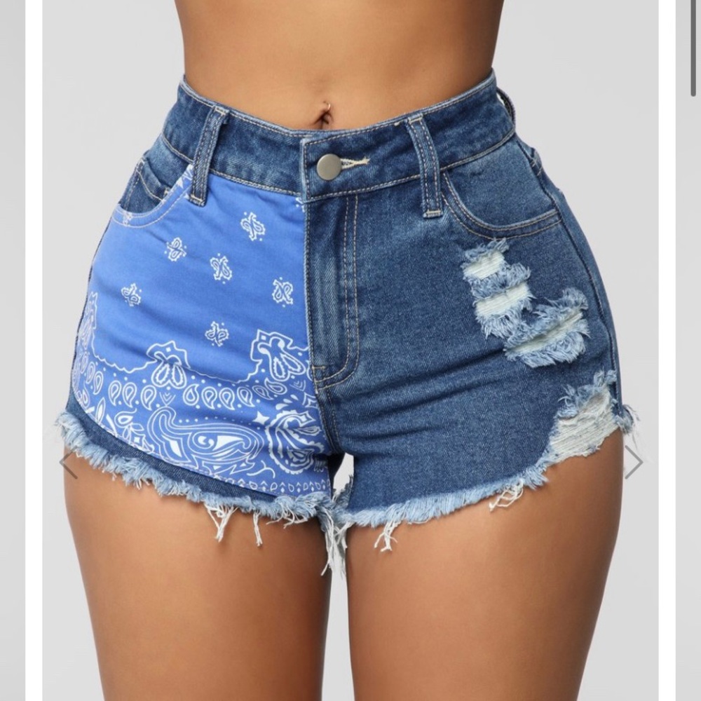 Bandana shorts